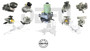 Imagen de BOMBA DIRECCION HIDRAULICA VW GOL 1.9 DIESEL